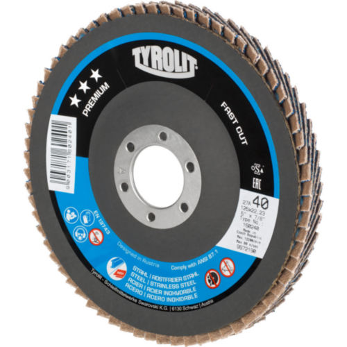 Tyrolit Flap disc 160229 115 x 22,2 ZA40-B K 40