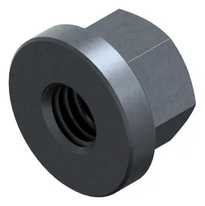 Hexagon nut with collar H=1,5D DIN 6331 Steel Plain 10