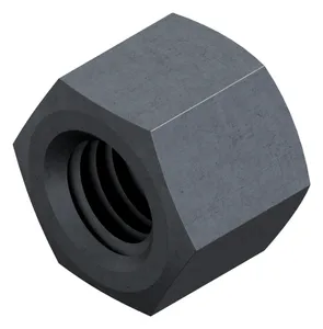 Hexagon cap nut, low type DIN 917 Steel Plain 6 turned