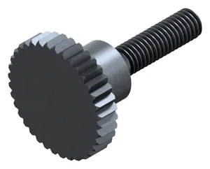 Knurled thumb screw high type DIN 464 Free-cutting steel Plain