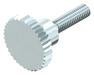 Knurled thumb screw high type DIN 464 Free-cutting steel Zinc plated