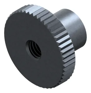 Knurled nut, high type DIN 466 Steel Plain