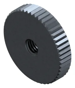 Knurled nut, low type DIN 467 Steel Plain