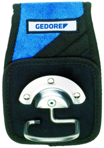 Gedore WT 1056 4 Hammerhalter mit Metallhaken Polyester Schwarz/Blau 100 x 170 x 160mm