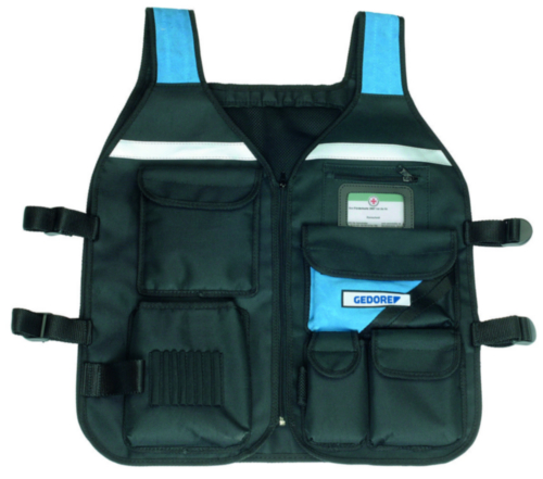 Gedore WT 1056 13 Tool Vest Black/Blue 480 x 350 x 660mm