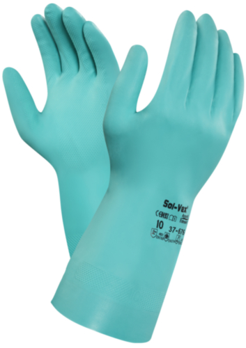 Ansell Chemisch bestendige handschoenen Nitril Solvex 37-676 SIZE 9