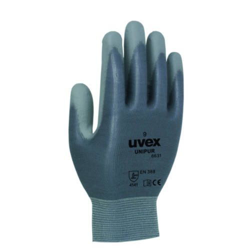 Uvex Protective gloves Nylon 60244 Size 9 Grey