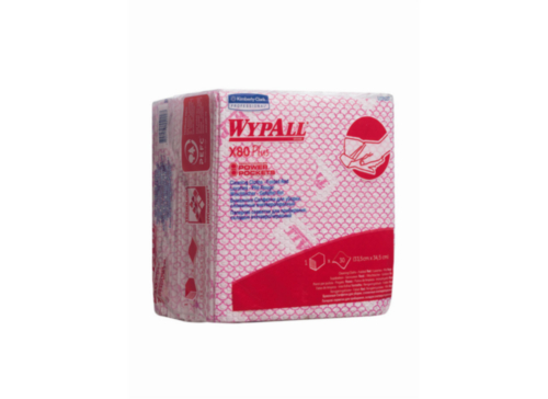 WYPA CLEANING CLOTHS X80 PLUS 30X RED