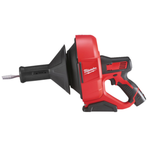 Milwaukee M12 BDC6-202C Sub Compact Drain Cleaner 32-50mm 0-500RPM 6mm x 7.6m 12V