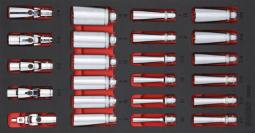 Sonic Socket set 3/8 inch 202302