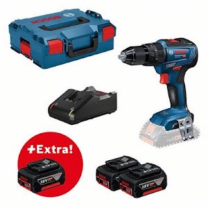 BoschGSB 18V-55 + 3x 5.0Ah + GAL 18V-40 + L-B