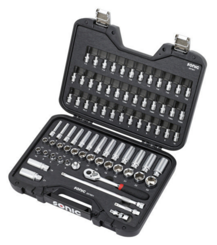 Sonic Socket set 3/8 inch 207601