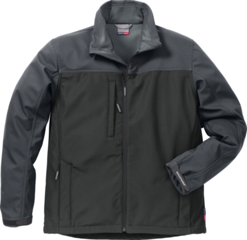 Fristads Kansas Softshell jacket 4119 SSR 113930 Black/Grey 4XL