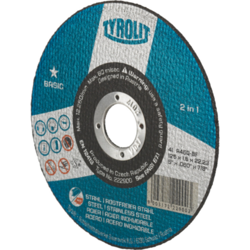 Tyrolit Cutting wheel 222997 115X2,5X22,2MM