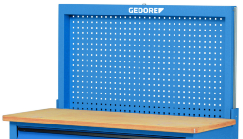 Gedore R 1504 XL-L Achterpaneel voor 1504 XL & 1506 XL Werkbank Staal Blauw 1.19 x 640 x 70mm