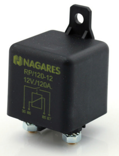 Ripca Nagy teljesítményű 12V 120A 4 pólusú HIGH PERFORMANCE RELAY 12V 120A 4P