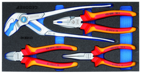 GED VDE PLIERS SET 1/3 CT
