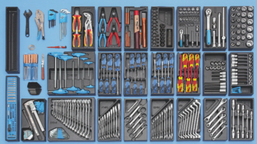 Gedore S 1500 ES-03 Large Tool Assortment in ES Plastic Module 325-Piece