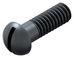 Slotted round head screw, BSW BS 450 Steel Plain