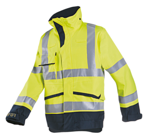 Sioen Jacket Talbot 7252 Fluorescent yellow/Navy blue S