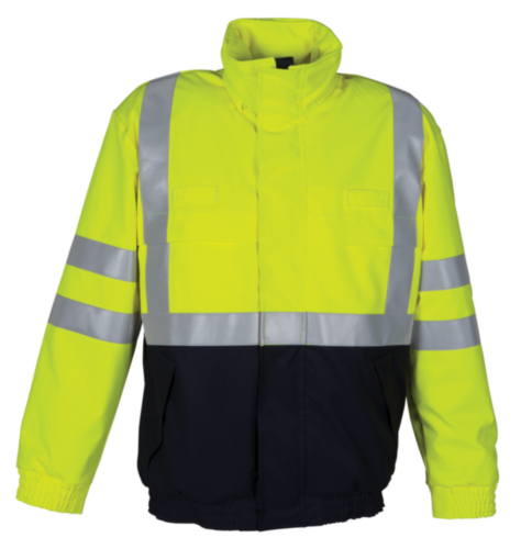 Havep Pilot jacket 50005 Fluorescent yellow/Navy blue XXL