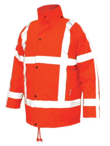 M-Wear High visibility parka Auring 5567 Fluorescent orange XL