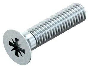 Tornillo cabeza avellanada cruciforme DIN 965 A-Z Acero Cincado 4.8