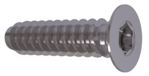 Hexalobular socket countersunk head tapping screw ISO 14586 F Steel Zinc plated ST4,8X32MM