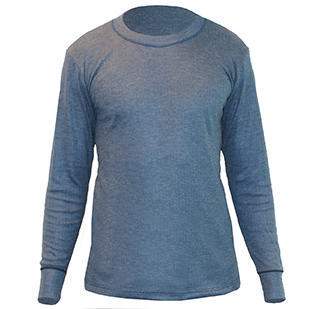 THERMAL SHIRT MANCHE LONGUE BLEU, XL