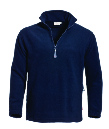 Santino Fleece sweater Serfaus Navy blue M