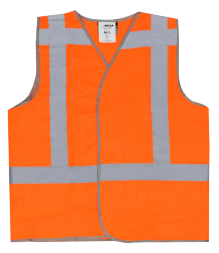 OXXA Essential Gilet alta visibilità per il traffico 0177 Arancione fluorescente XL/XXL