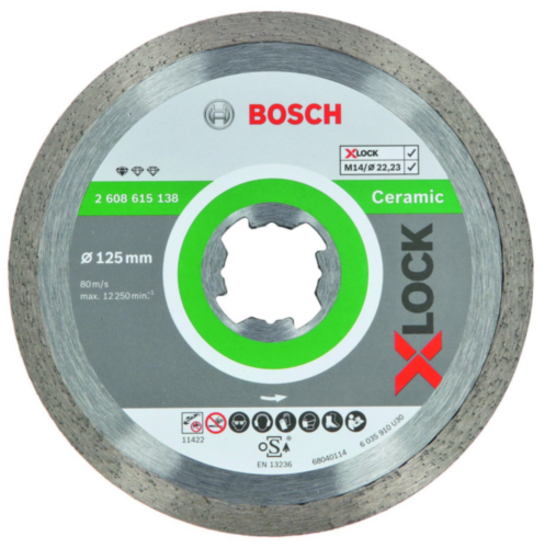 Bosch Diamantschijf 125X22,23X1,6X7MM