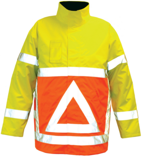 M-Wear High visibility traffic jacket 0925 Fluorescent orange/Yellow XL