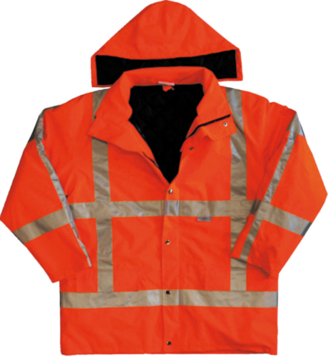 Oxxa Essential Alex RWS 0985 Parka Jacket Oxford Nylon Fluorescent Orange 3XL