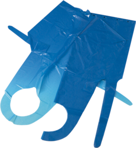 Fabory Disposable apron PE Blue 80 x 150cm 50 pieces