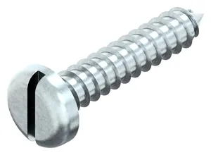 Slotted pan head tapping screw DIN 7971 C Steel Zinc plated