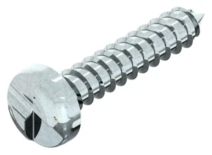 SECURITY One-way pan head tapping screw Steel Zinc plated