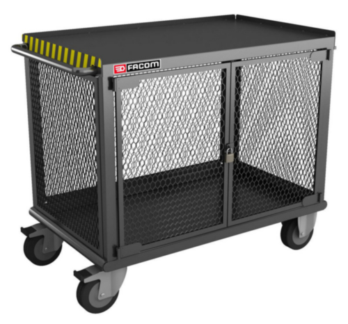 Facom Heavy-Duty Trolley 500kg Steel Black/Gray 617 x 1092 x 903mm