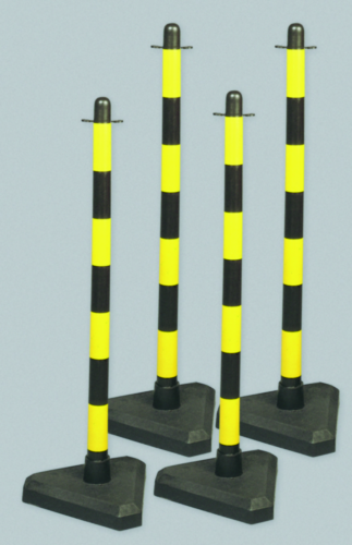 Brady Demarcation poles Black/Yellow 3,5kg 4 pieces