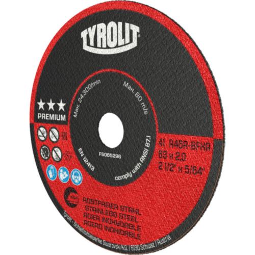 Tyrolit Cutting wheel 63 x 1,0 x 10