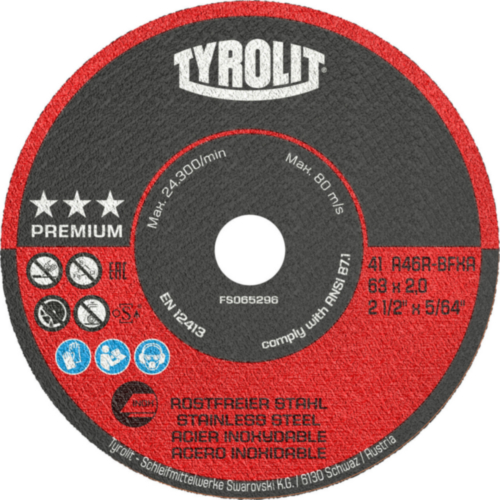 Tyrolit Cutting wheel 63 x 1,0 x 10