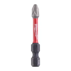 Milwaukee Sockwave Impact Duty Pozidriv Screwdriver Bit PZ2 1/4" Hex 50mm