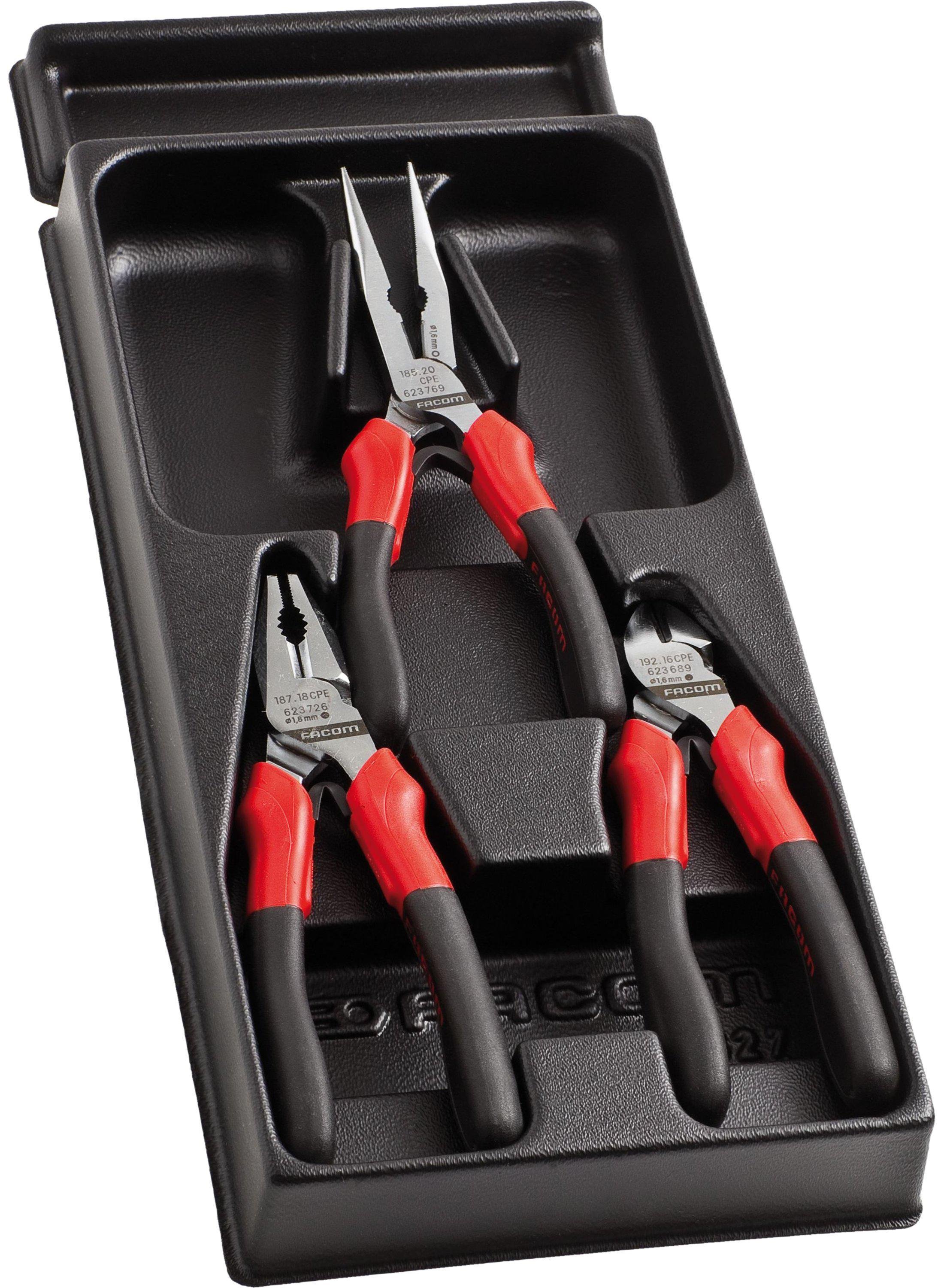 Facom Tool Tray for Pliers Set Plastic Black