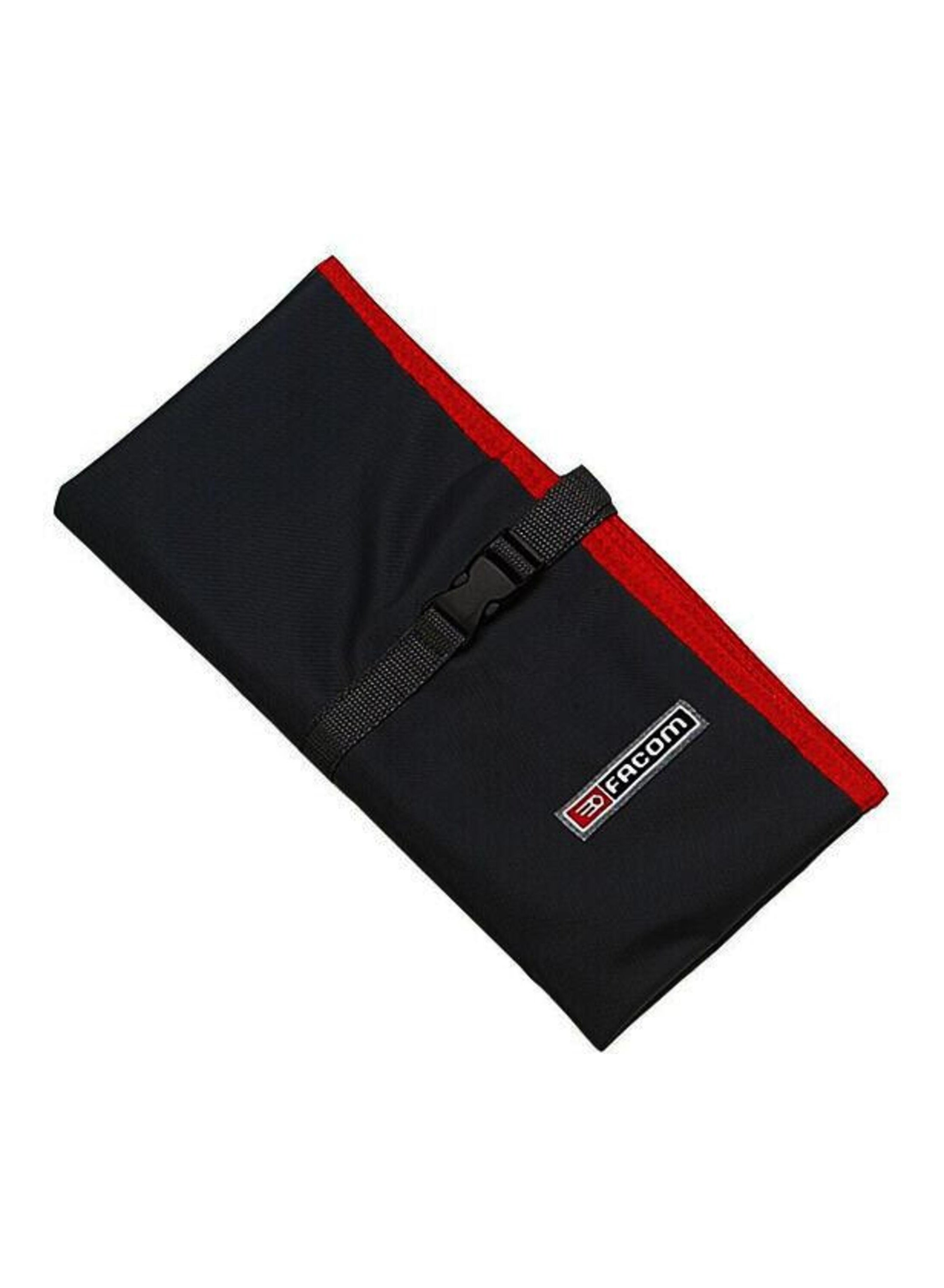 Bolsa de ruedas Facom para juego de tuercas 94A con 10 bolsillos Nylon Negro/Rojo