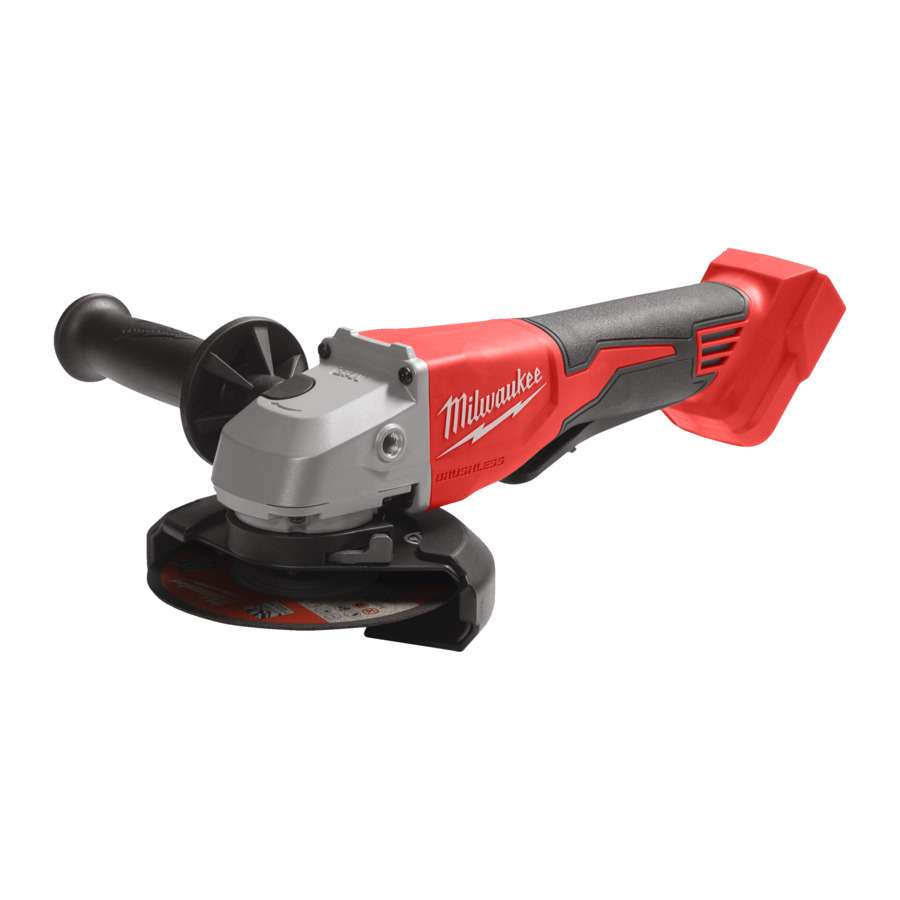 Amoladora angular Milwaukee M18™ sin escobillas de 125 mm con interruptor de palanca