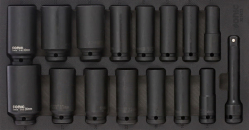 Sonic Socket set 1/2 inch 301603