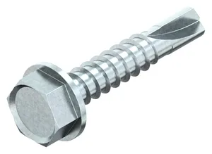 Self-drilling screw hexagon head DIN ≈7504 K Steel Zinc plated