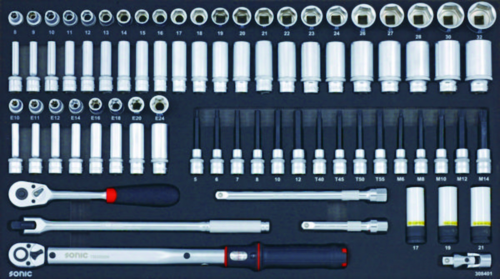 Sonic Socket set 1/2 polegada 308401