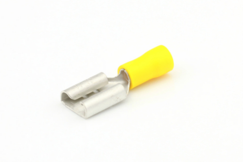 Ripca Manguito conector plano 2,5-6,0mm² amarillo 9,4x1,2mm 100 unidades