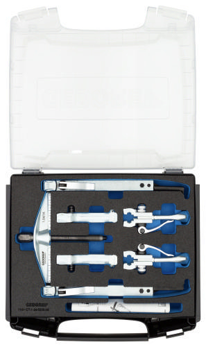 Gedore 1101-1.04/SEB-08 Universal Puller Set with 2 Arms in Plastic Case 9-Piece